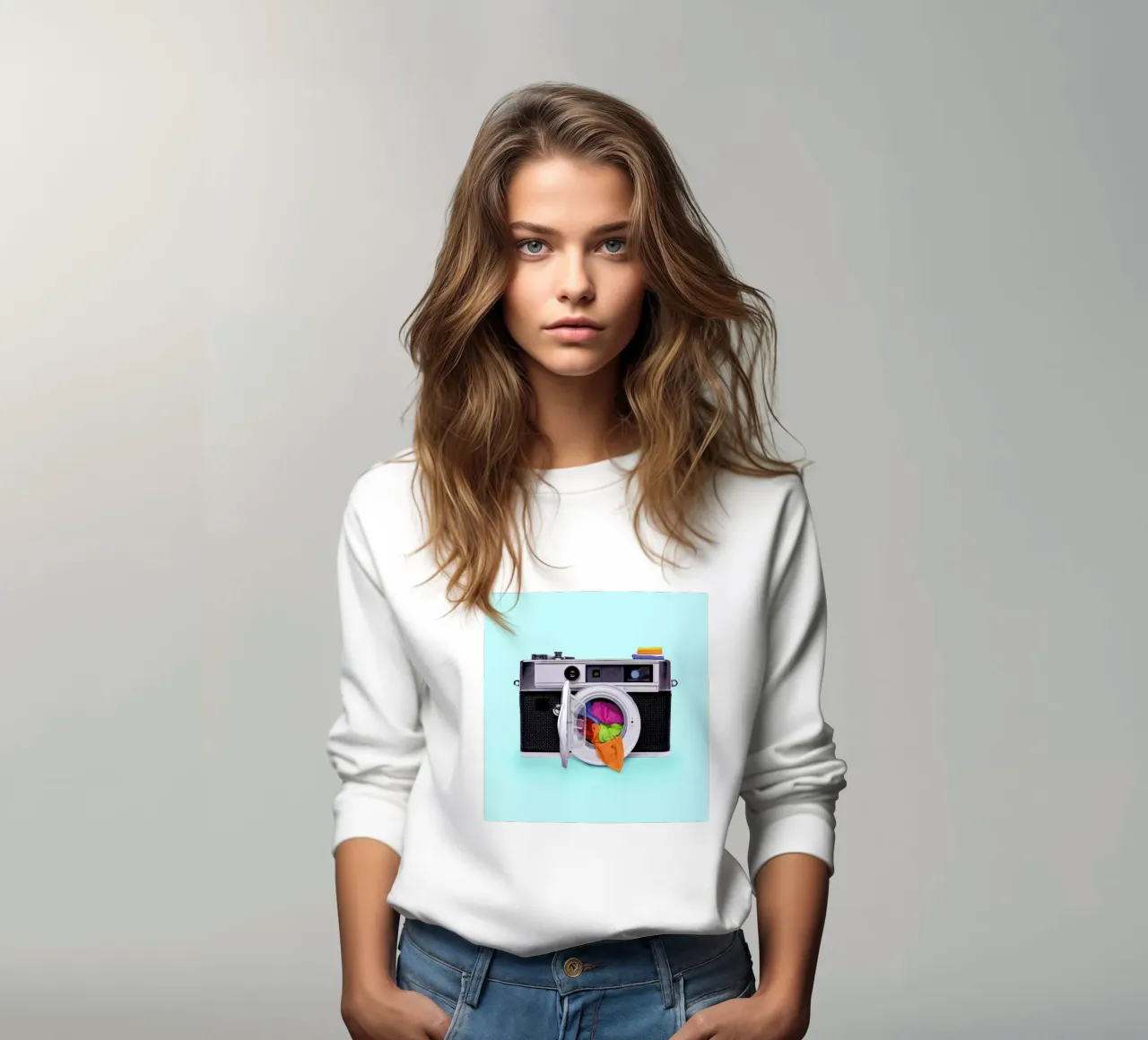 Washing Camera felpa da Paul Fuentes Design