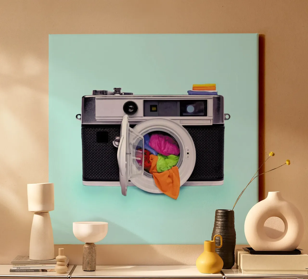 Washing Camera tela da Paul Fuentes Design