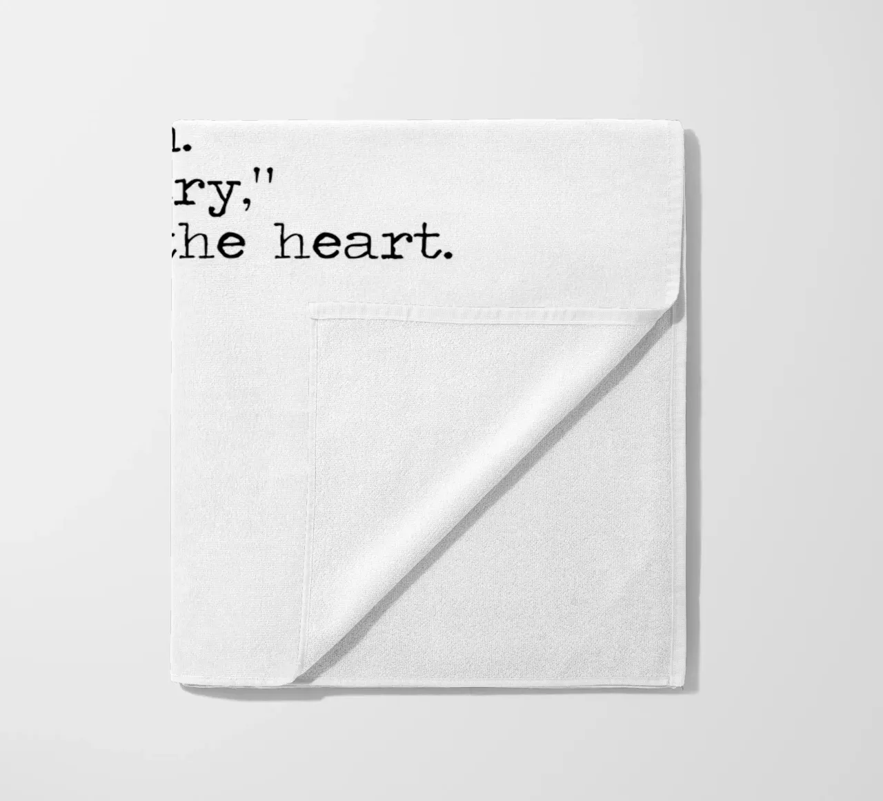 È impossibile dire che l'orgoglio ci prova, sussurra il cuore. telo mare da Summer Soul Co. - Quotes