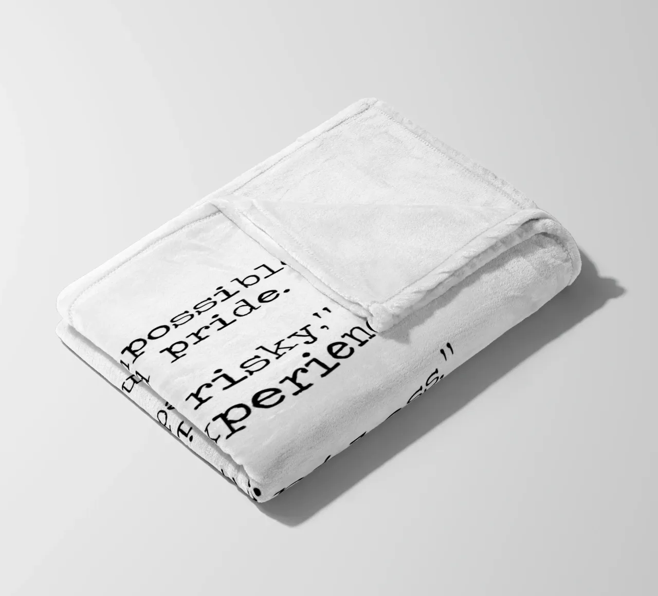 Impossibile diceva l'orgoglio, provarci sussurrava il cuore coperta in pile da Summer Soul Co. - Quotes