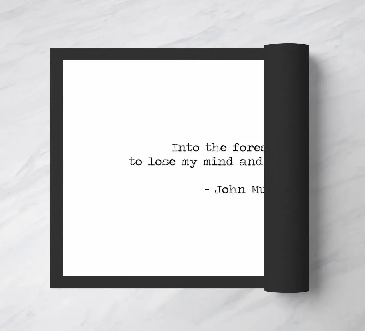 Nella foresta vado per perdere la testa e ritrovare l'anima John Muir zerbino da Summer Soul Co. - Quotes