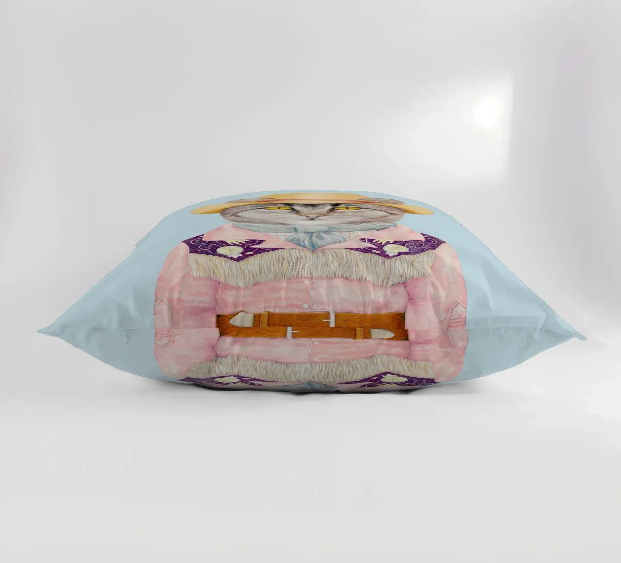 Country Cat decorative cushion by Animal Crew