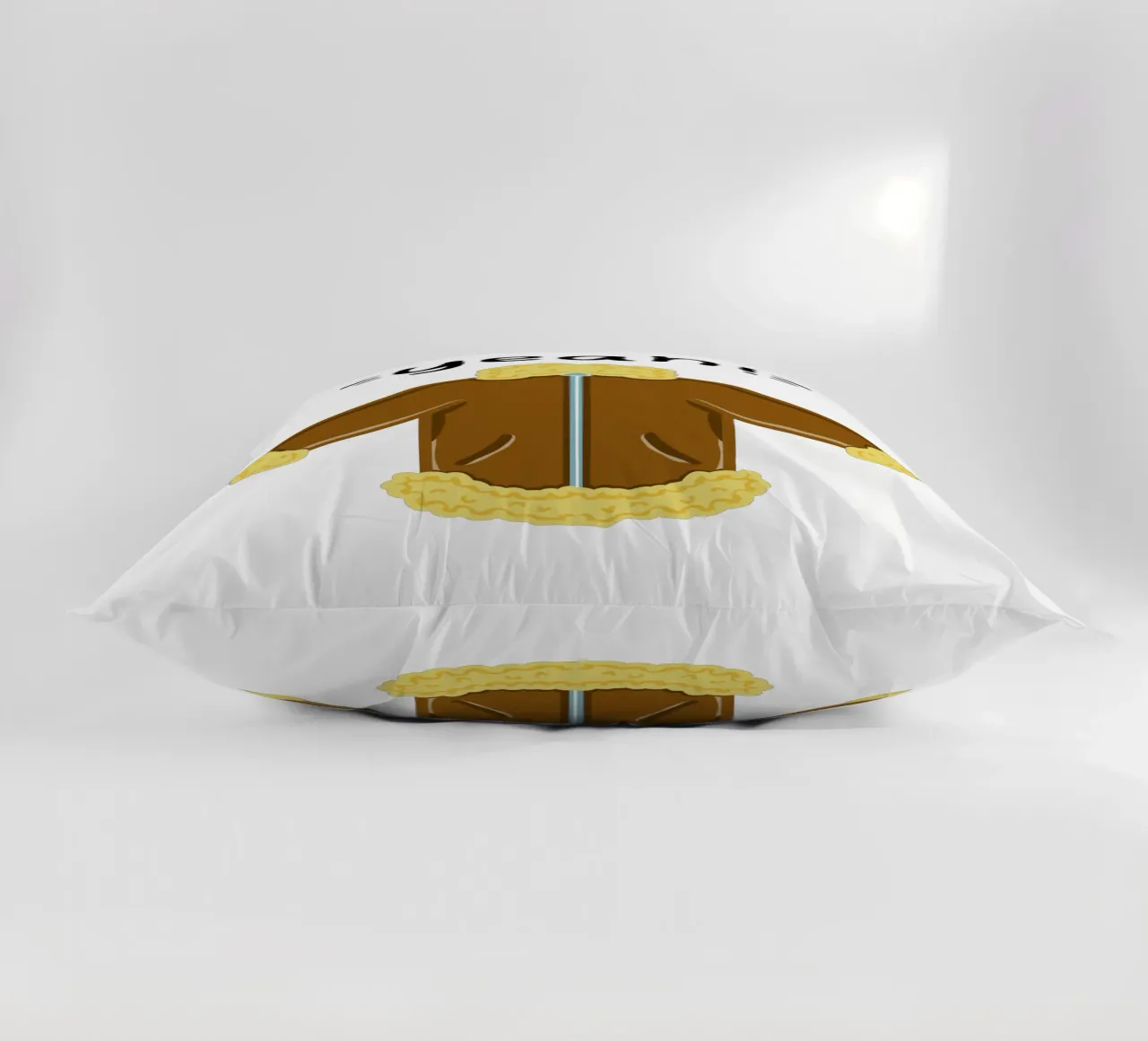 Giacca invernale Aviator in shearling con design a cartoni animati cuscino da sillyindustries