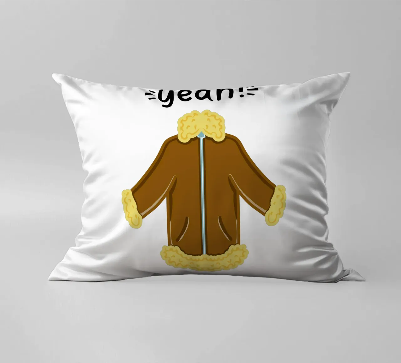 Giacca invernale Aviator in shearling con design a cartoni animati cuscino da sillyindustries