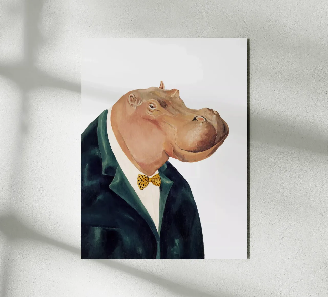 Hippo alluminio dibond da Animal Crew