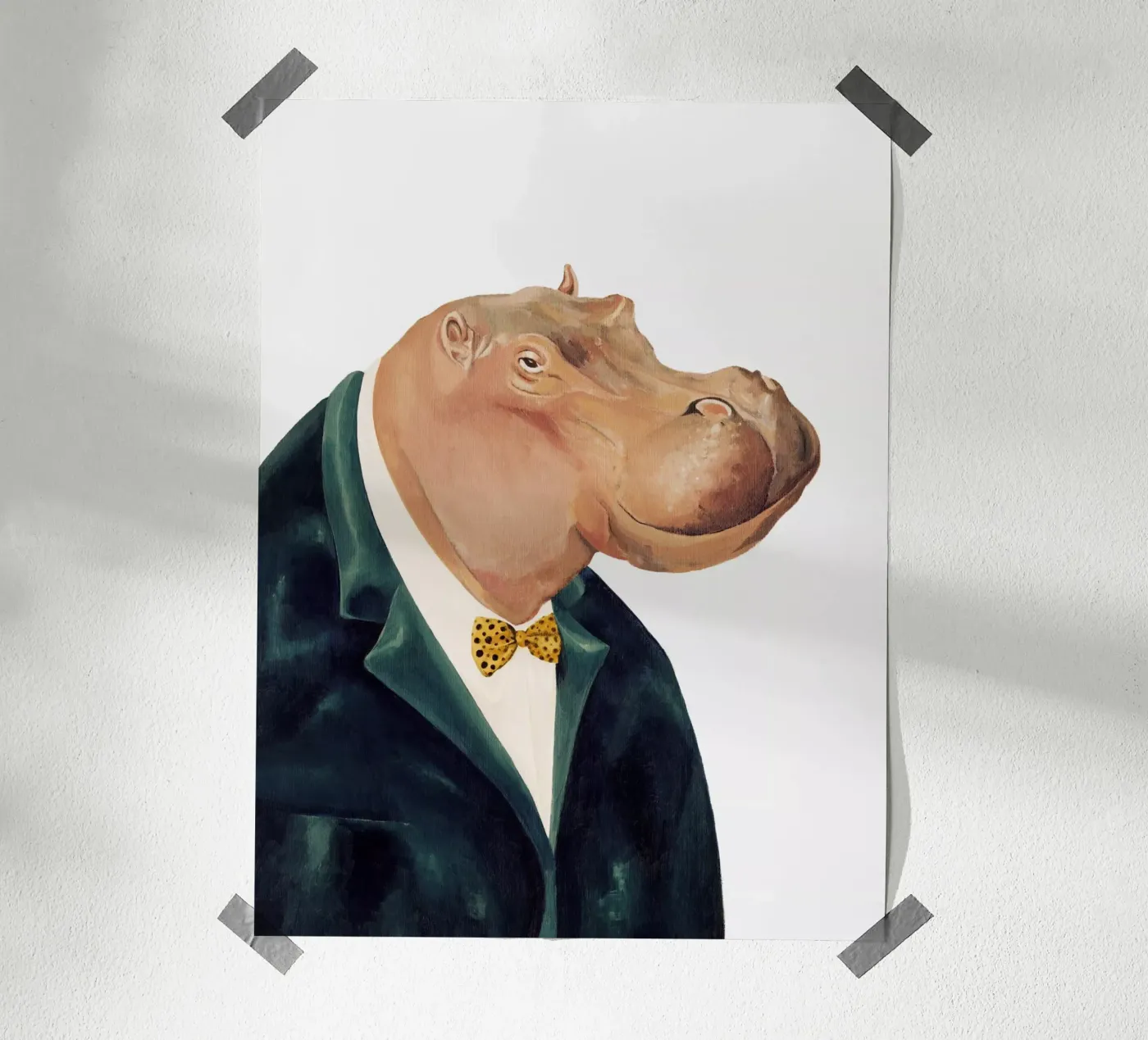 Hippo Poster von Animal Crew