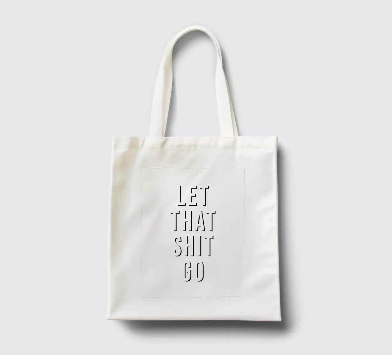 Let That Shit Go borsa in juta da WORD & WONDER