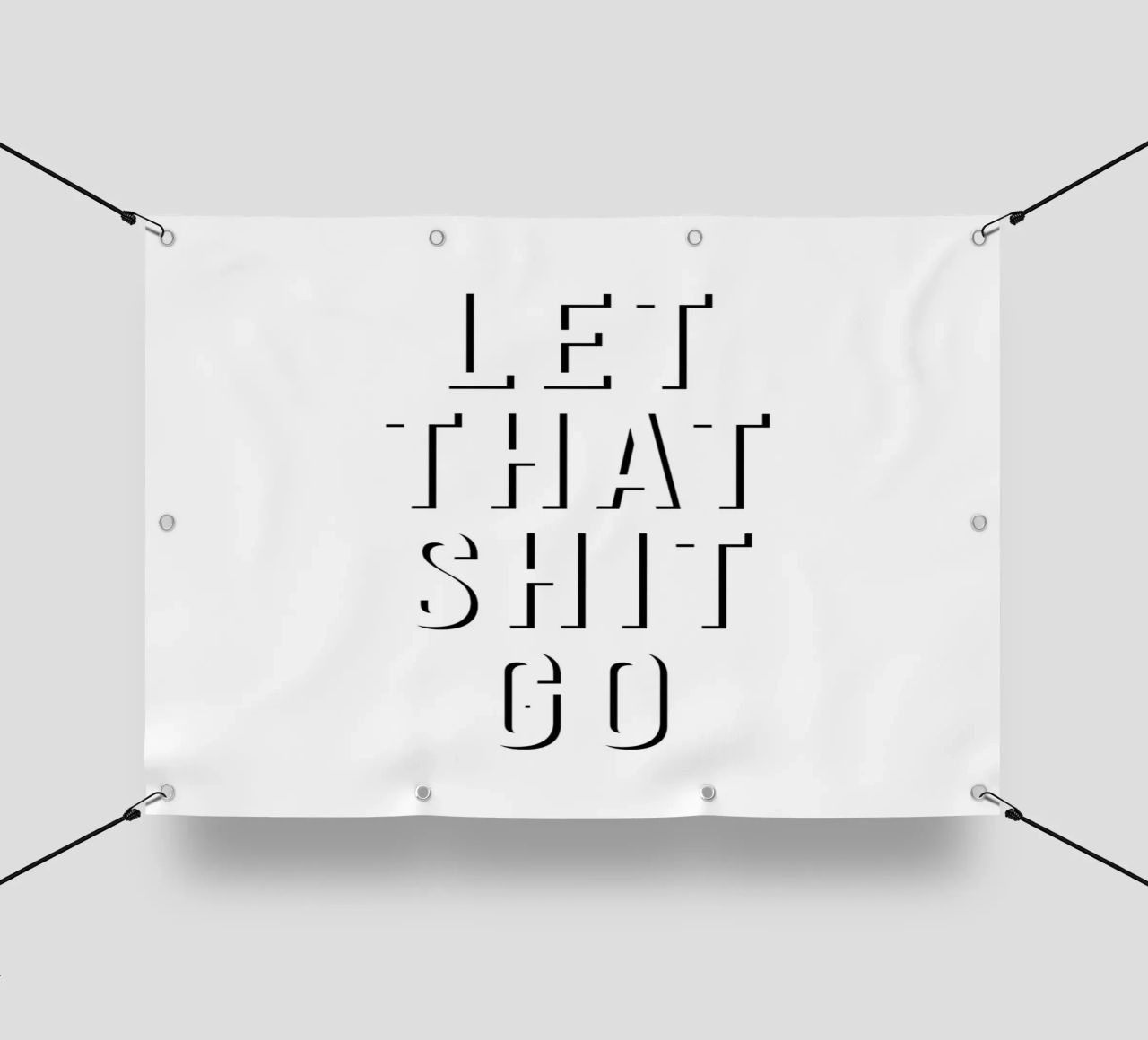 Let That Shit Go telo in pvc da WORD & WONDER