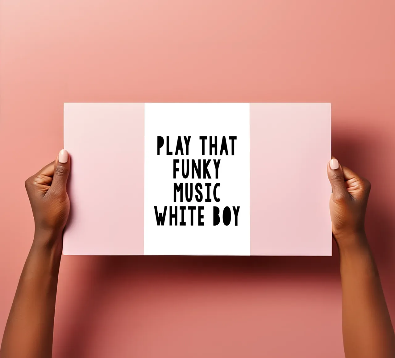 Play Funky Music White Boy foglio adesivo da WORD & WONDER