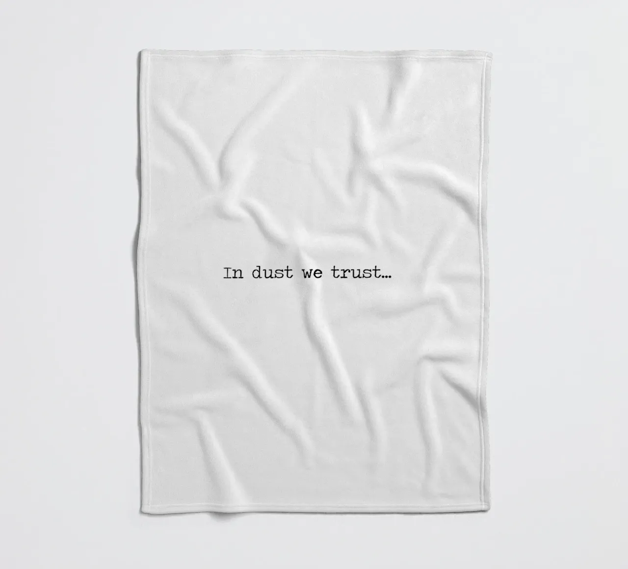 In Dust We Trust, burning man sign quote festival art fleece blanket by Summer Soul Co. - Quotes