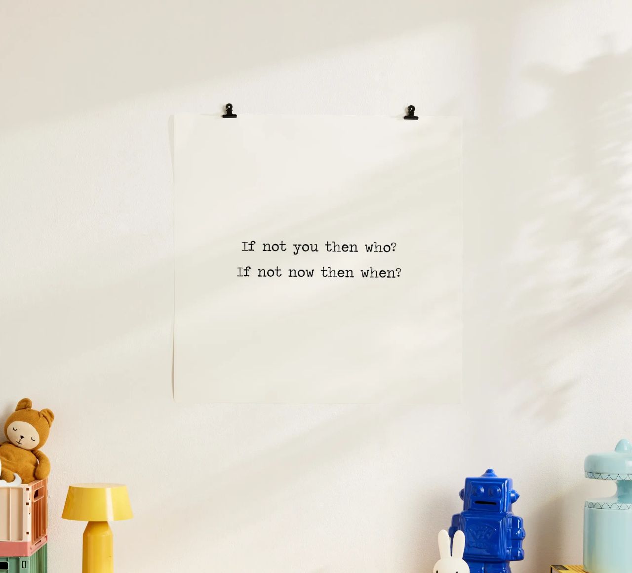 If not you then who?If not now then when? Motivational Quote hahnemühle by Summer Soul Co. - Quotes