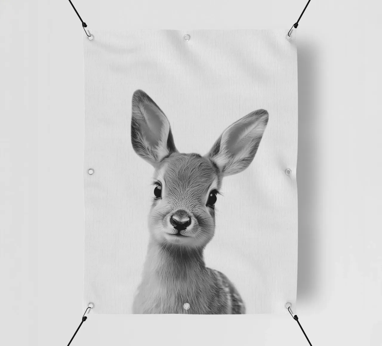 Bambi cervo carino telo in pvc da Carinaprint