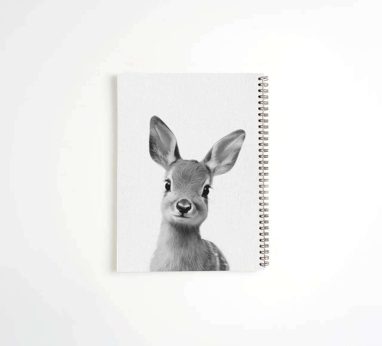 Bambi cute deer spiral notebook by Carinaprint