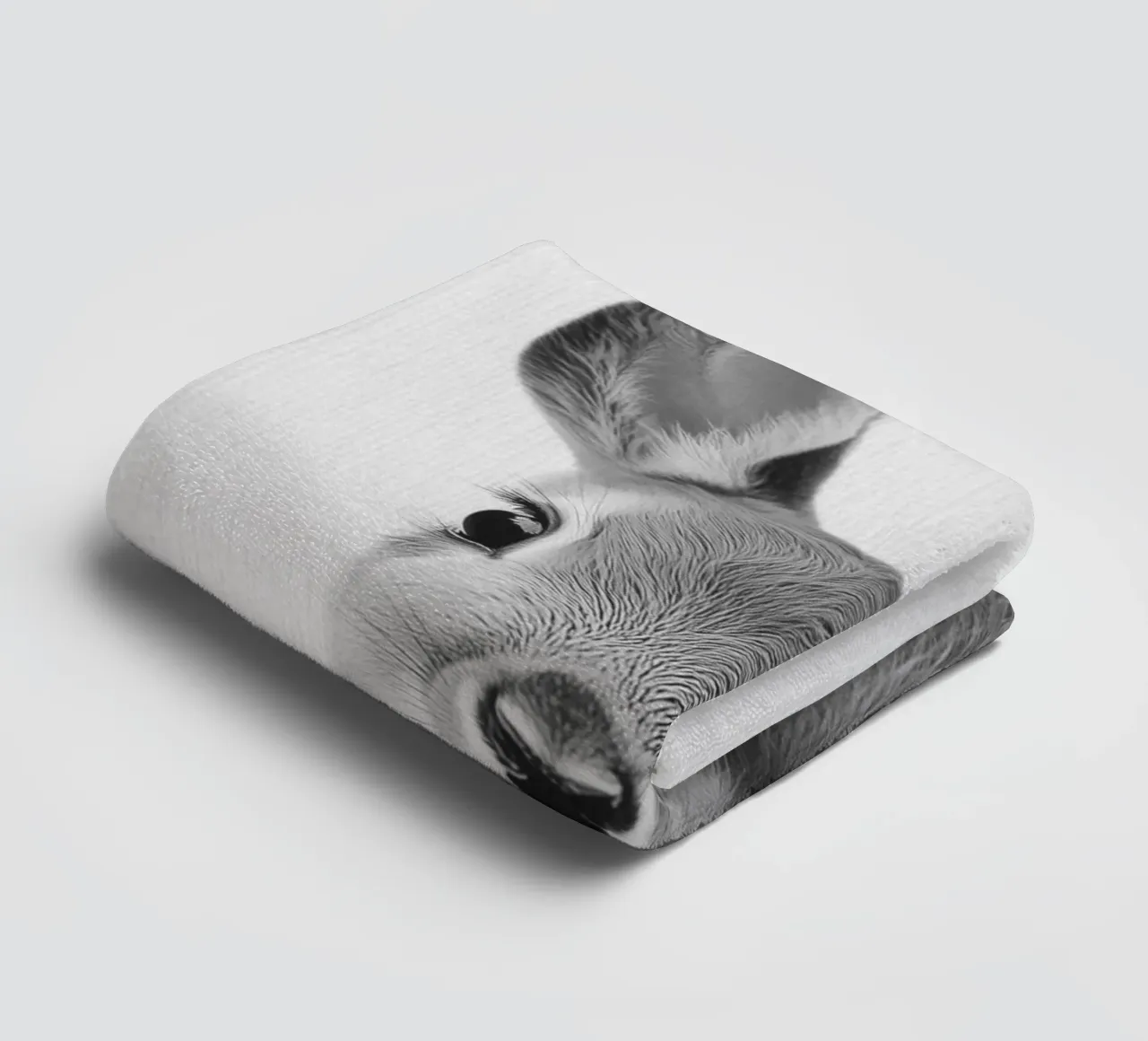 Bambi cute deer towel by Carinaprint