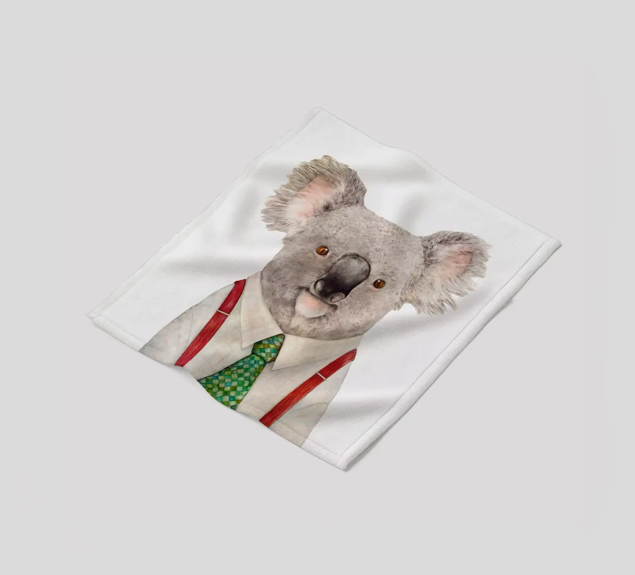 Mr. Koala fleece blanket by Animal Crew