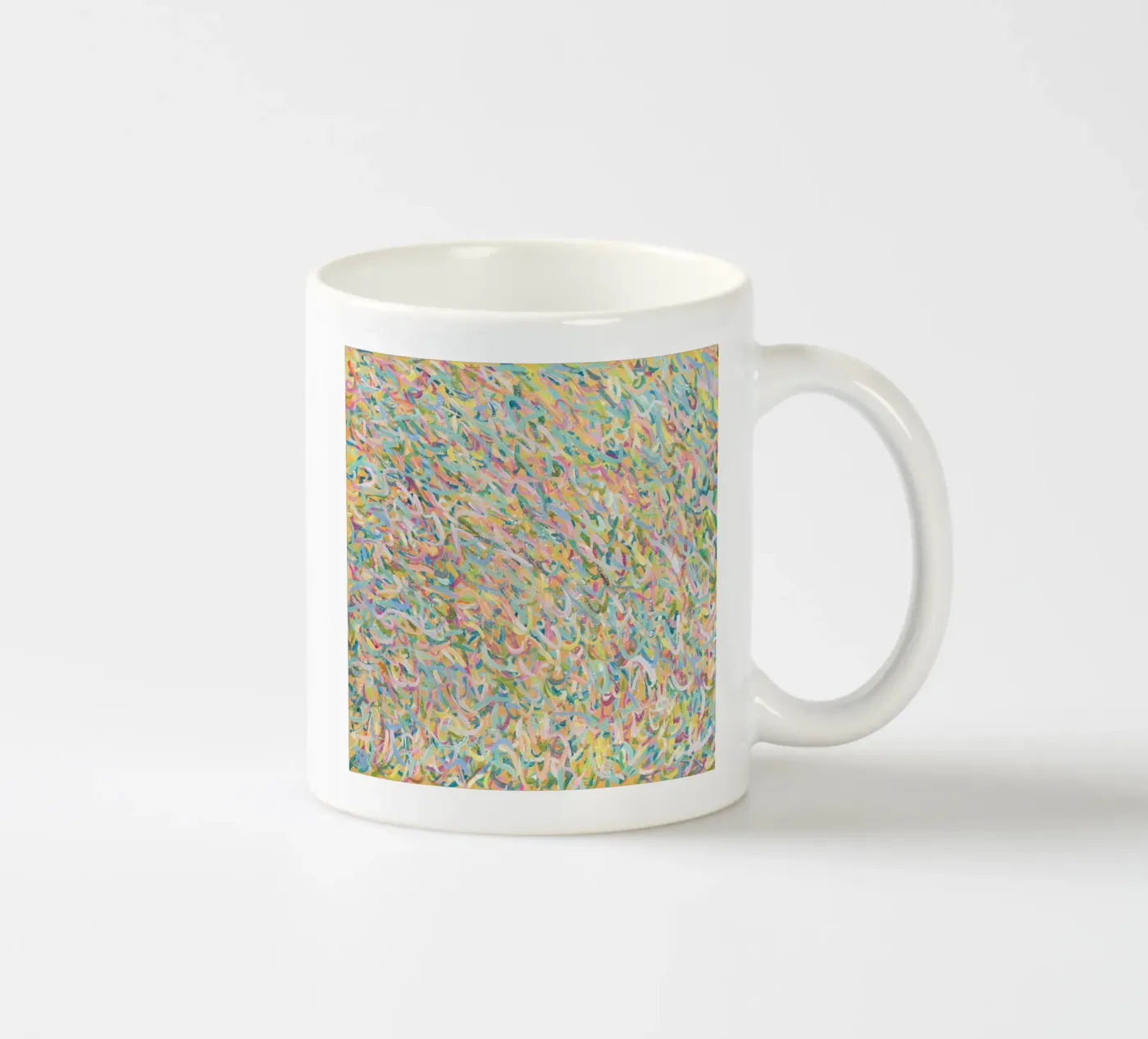 Sunshine Molecules ceramic mug by Helen Joynson