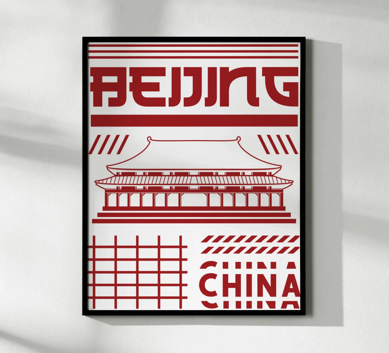 Peking - Chinas Stadt der klassischen Kunst Poster von rivariahill