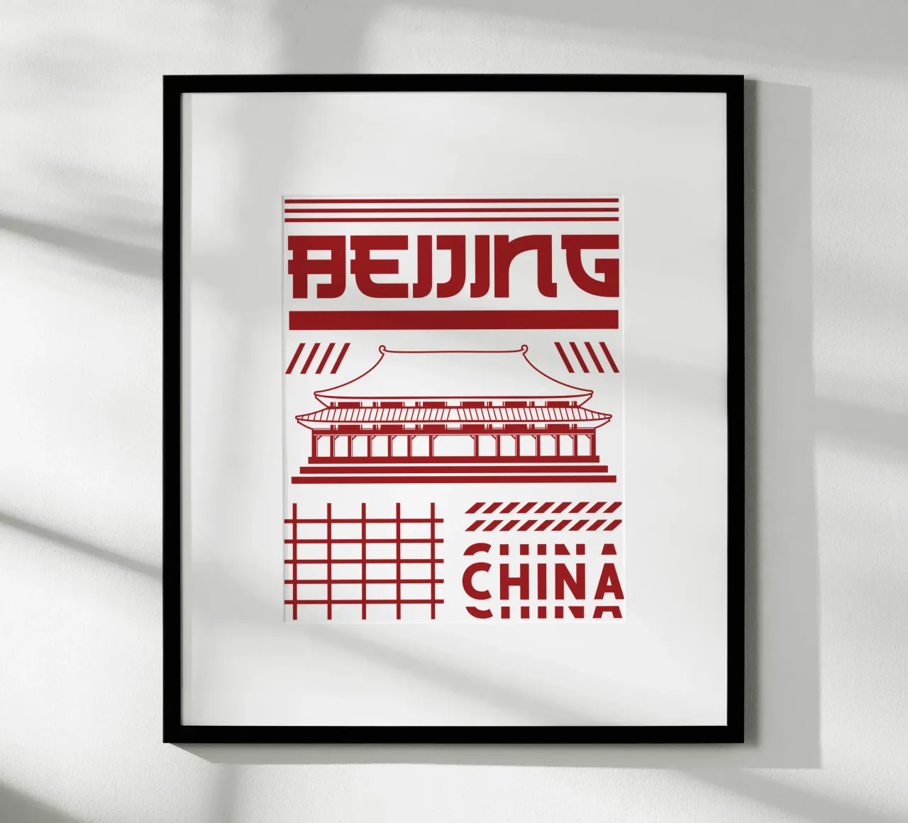 Peking - Chinas Stadt der klassischen Kunst Poster von rivariahill