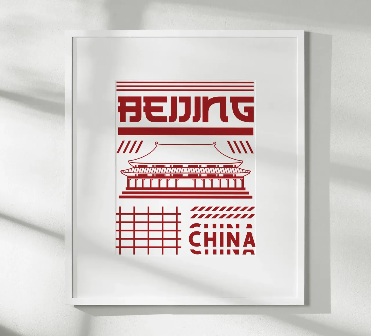 Peking - Chinas Stadt der klassischen Kunst Poster von rivariahill
