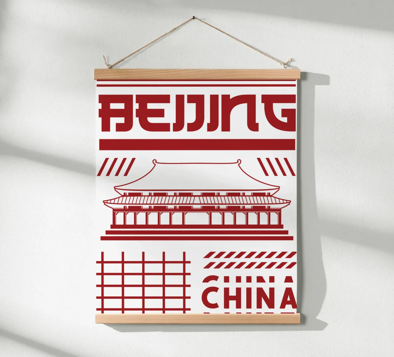 Peking - Chinas Stadt der klassischen Kunst Poster von rivariahill