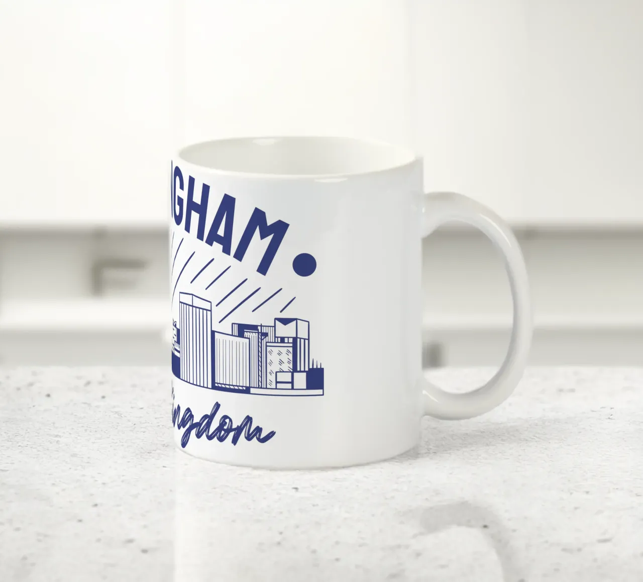 Birmingham - Vereinigtes Königreich Klassische Kunst Keramik Tasse von rivariahill