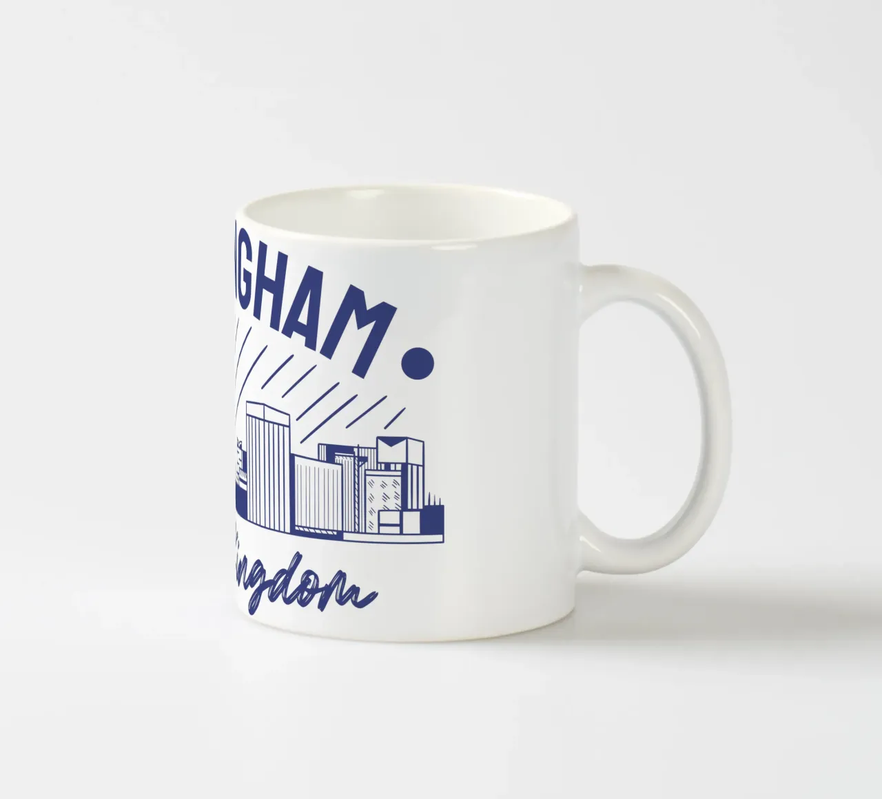 Birmingham - Vereinigtes Königreich Klassische Kunst Keramik Tasse von rivariahill
