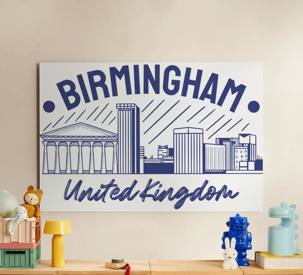 Birmingham - Regno Unito Arte classica alluminio dibond da rivariahill