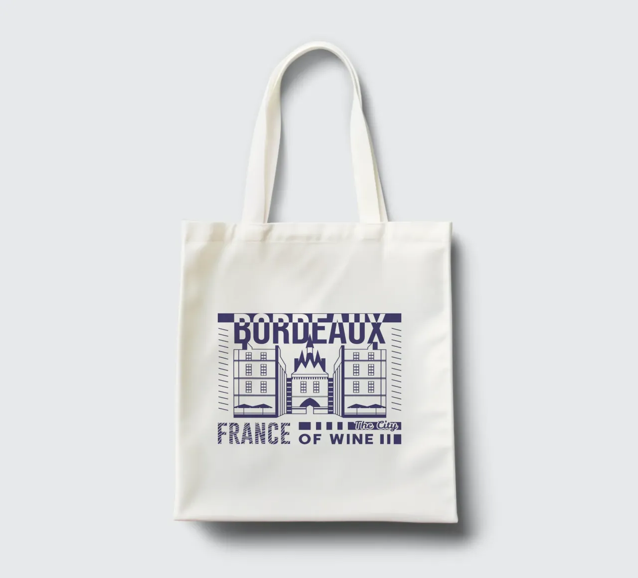 Bordeaux - Francia design classico borsa in juta da rivariahill