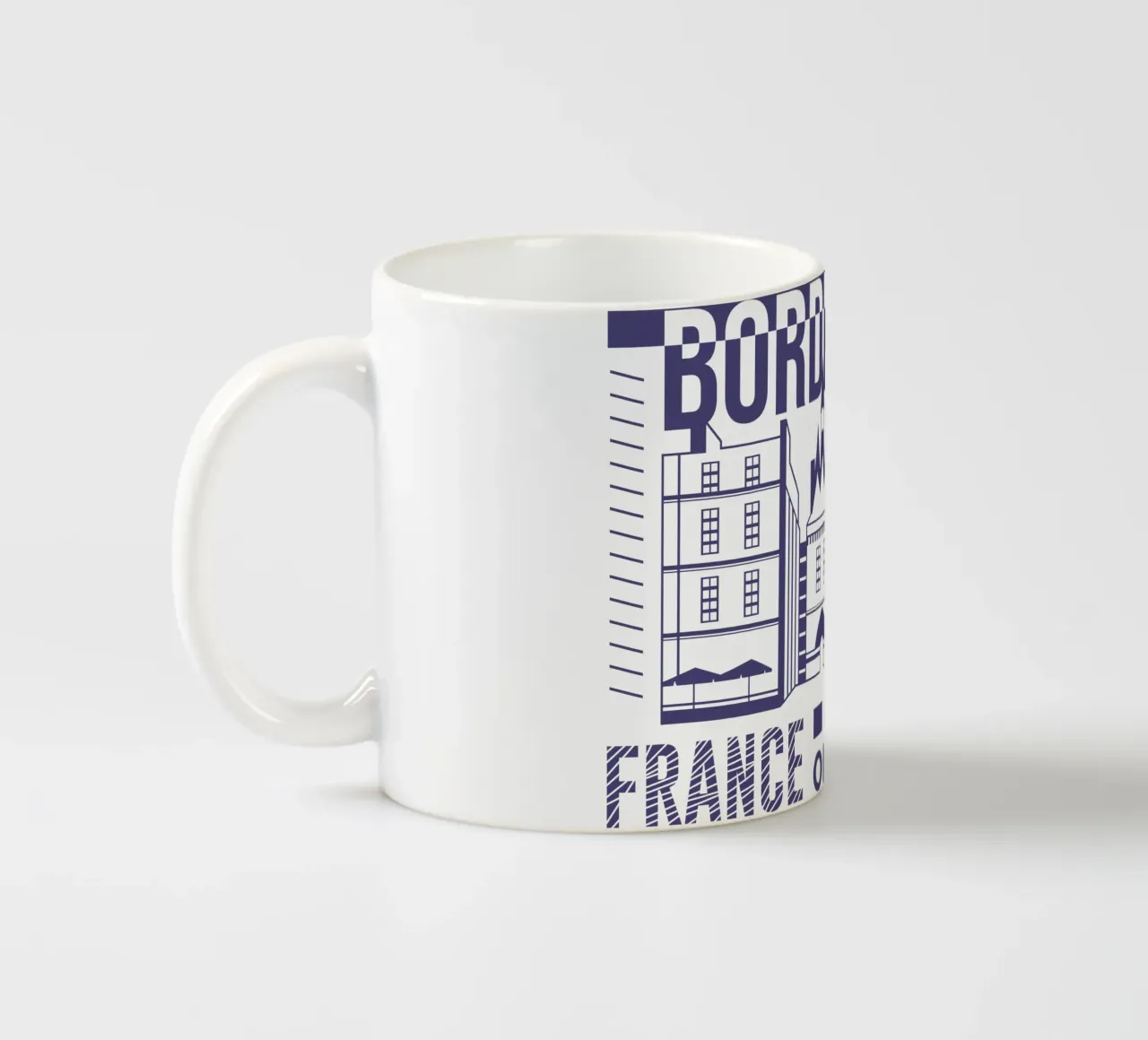 Bordeaux - Francia design classico tazza in ceramica da rivariahill