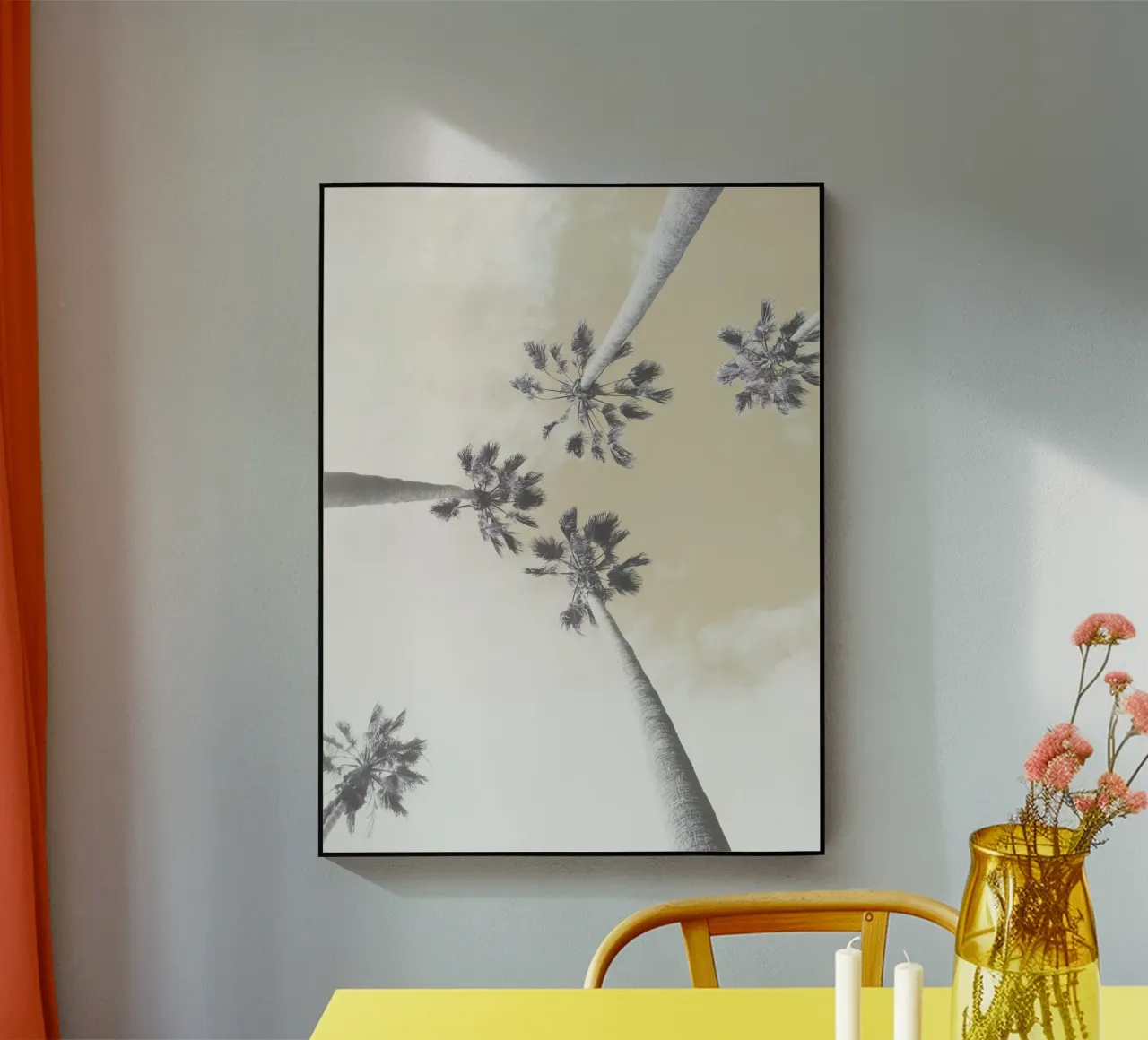 Abstract Palm Trees plexiglass da Dagmar Pels