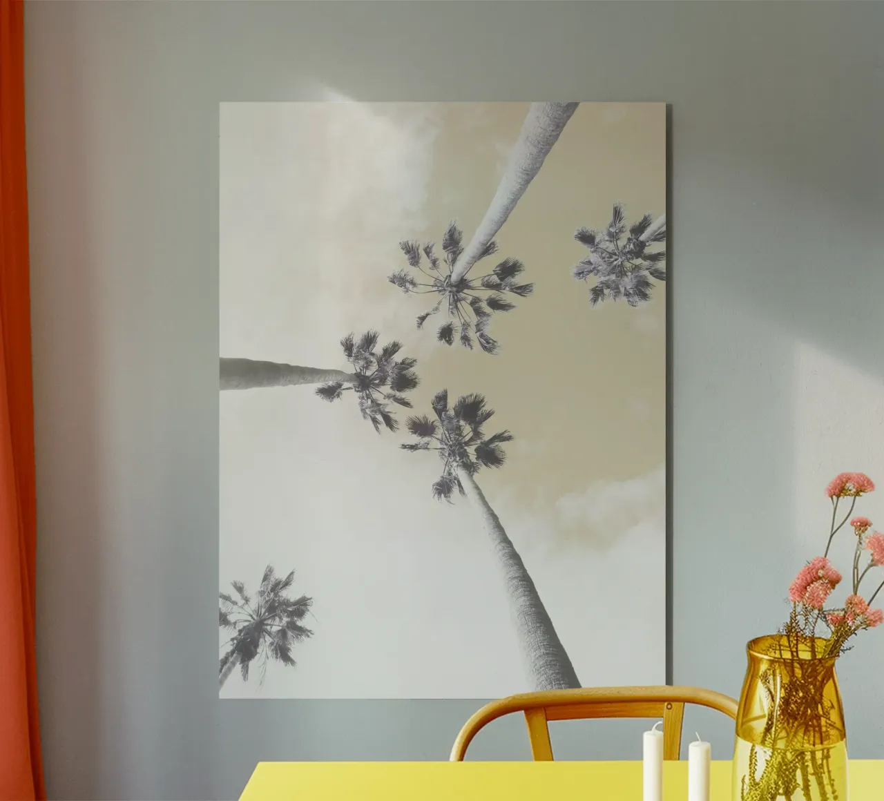 Abstract Palm Trees alluminio dibond da Dagmar Pels