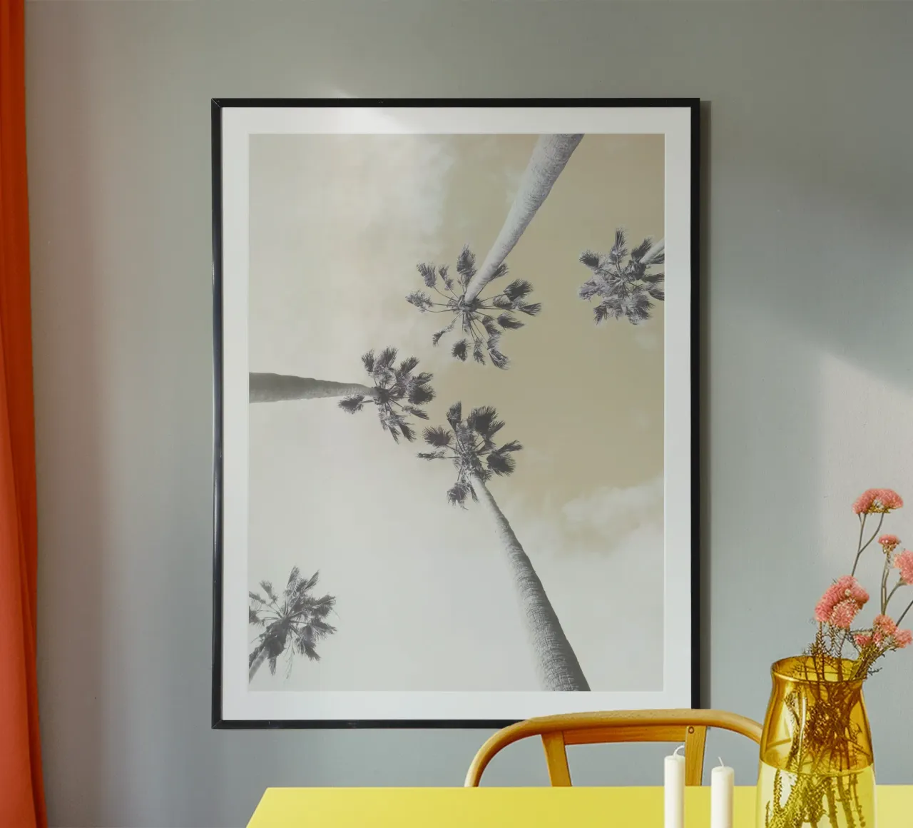 Abstract Palm Trees carta hahnemühle da Dagmar Pels