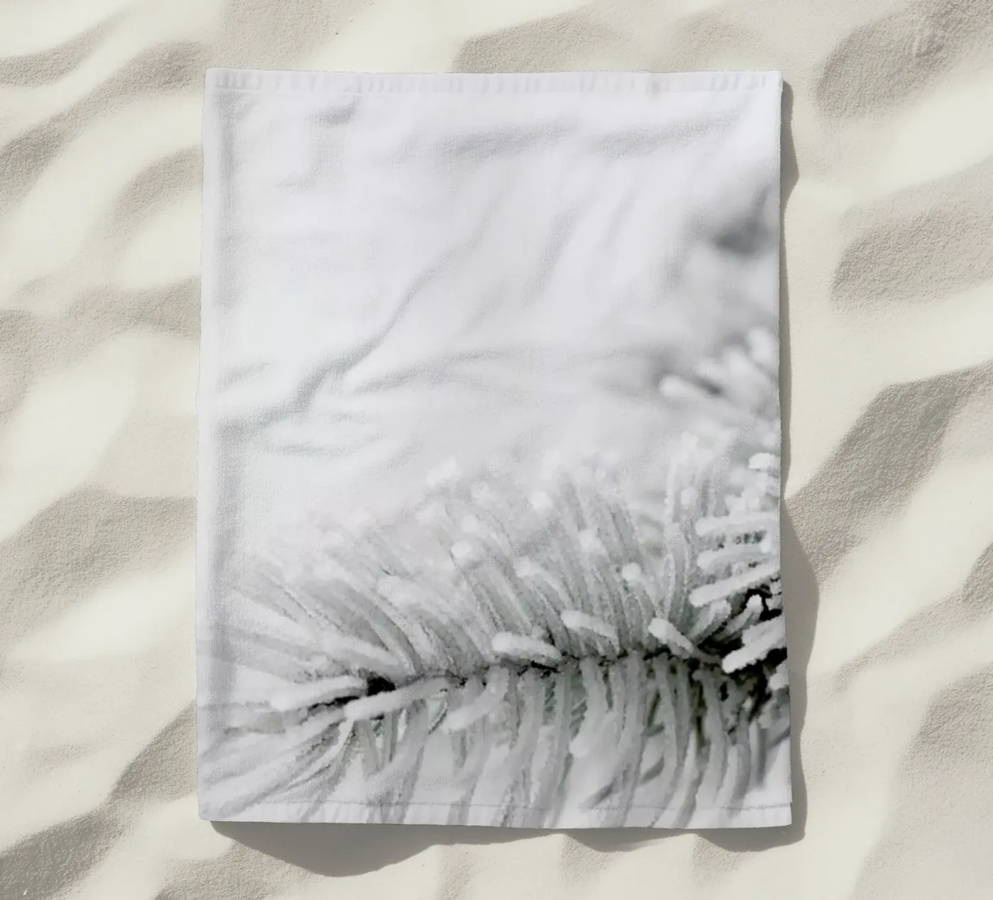 White beach towel by Studio Nahili