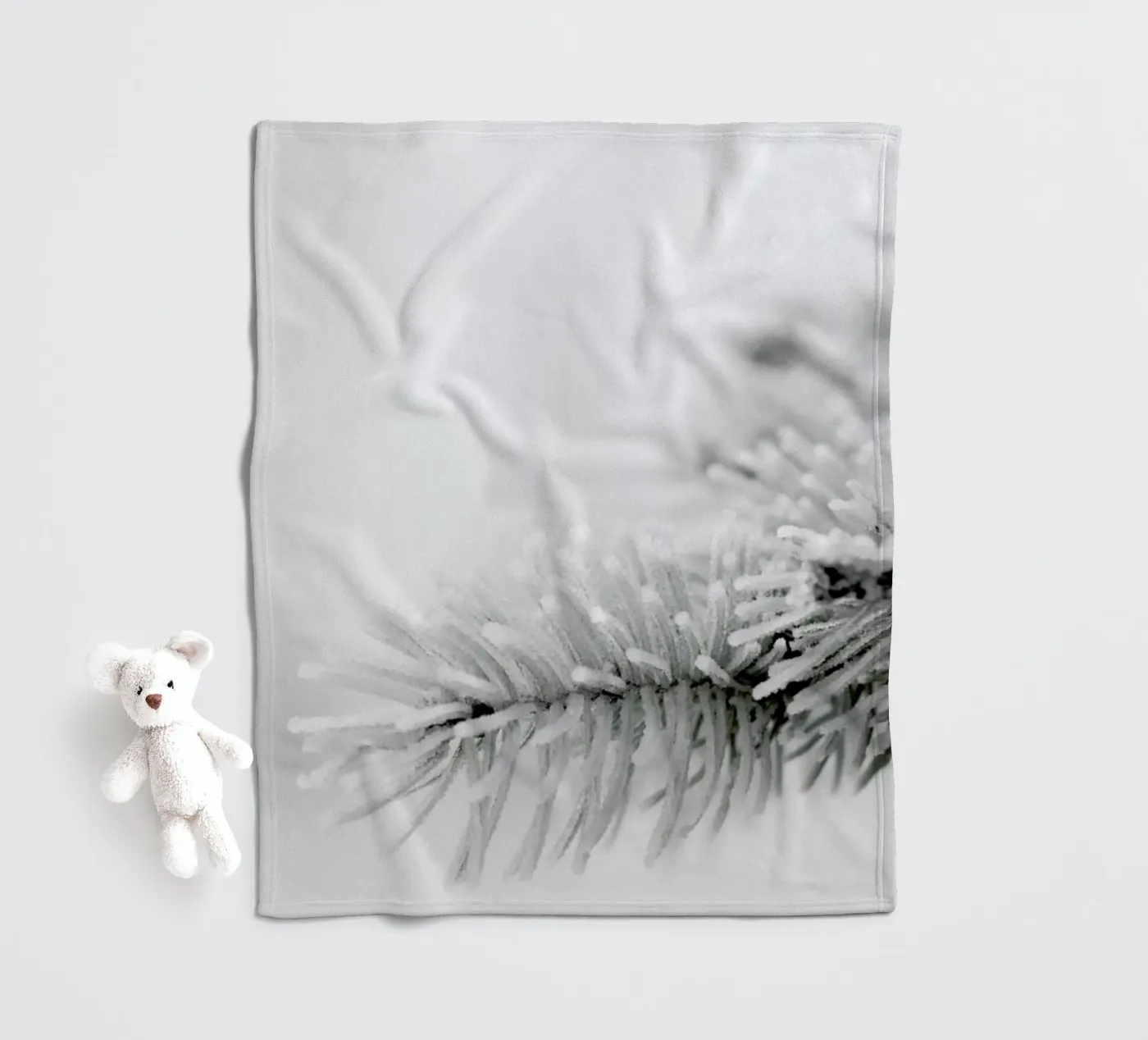 White Fleecedecke von Studio Nahili