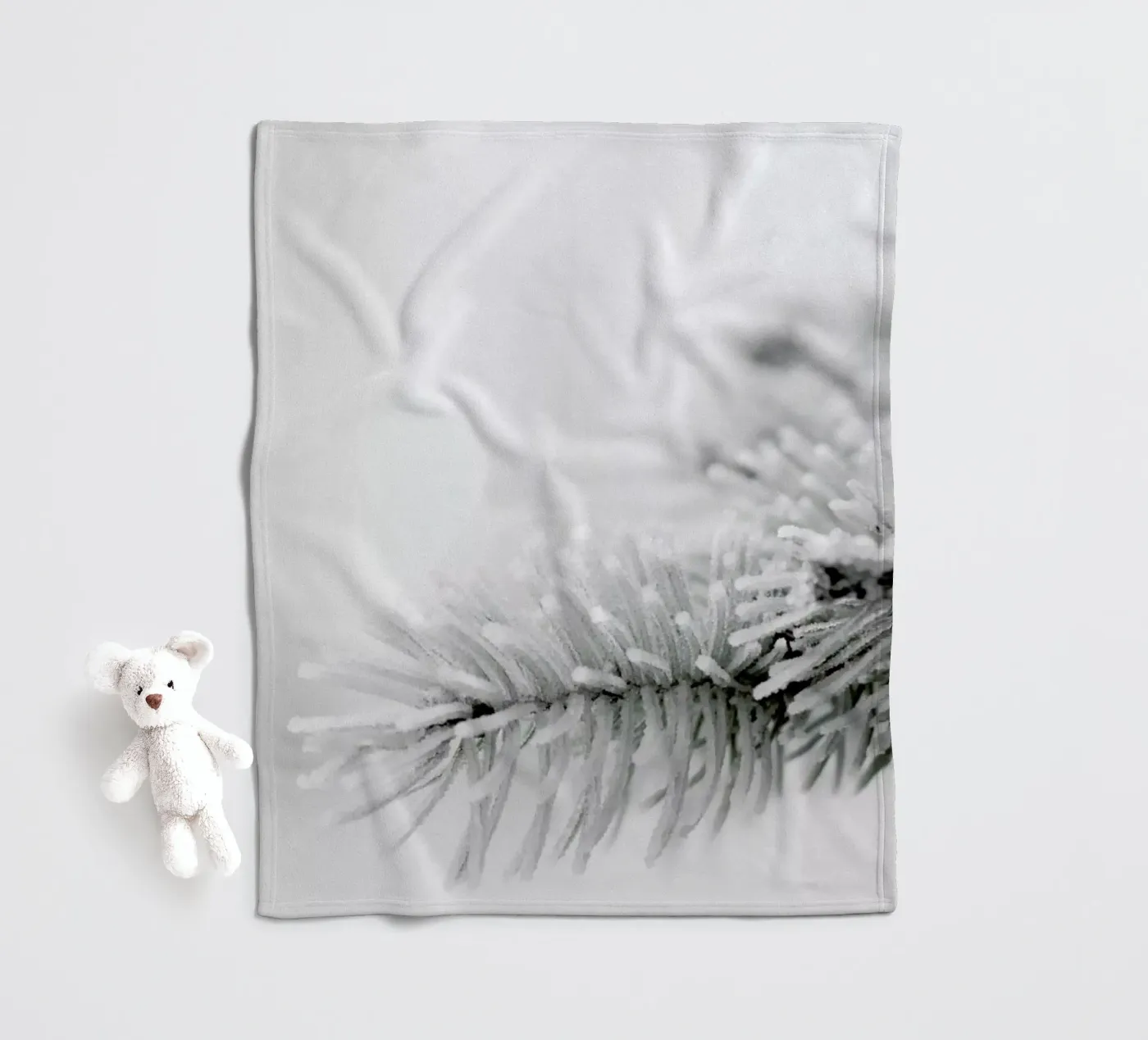 White Fleecedecke von Studio Nahili