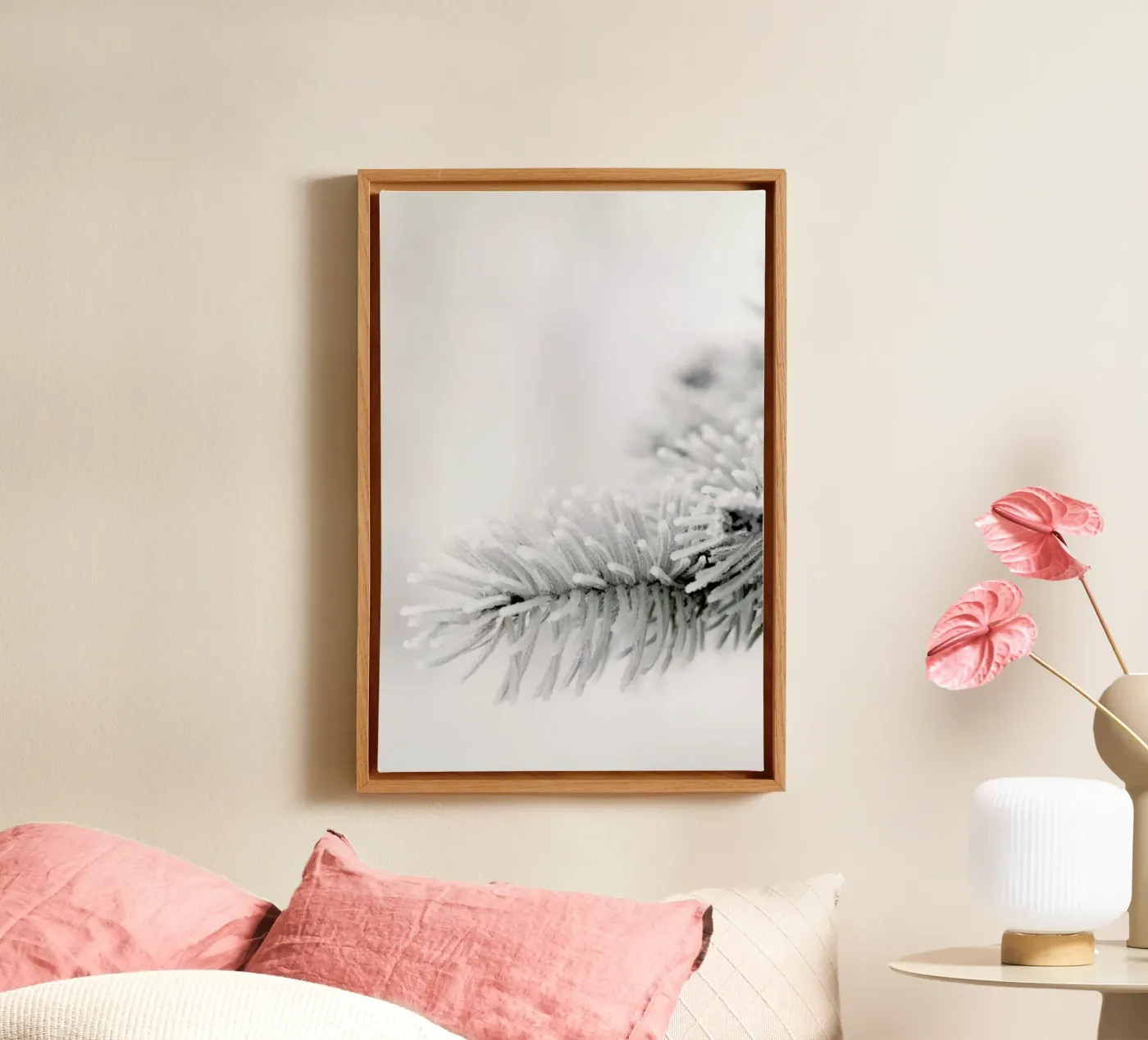 White canvas by Studio Nahili