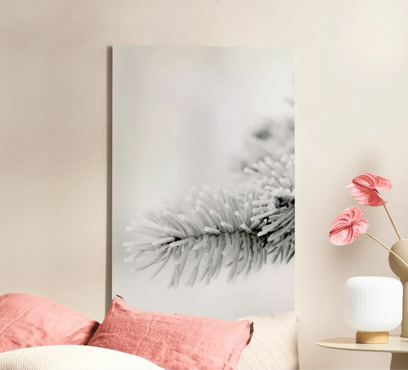 White canvas by Studio Nahili