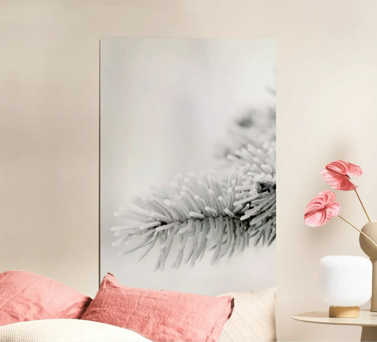 White Poster von Studio Nahili