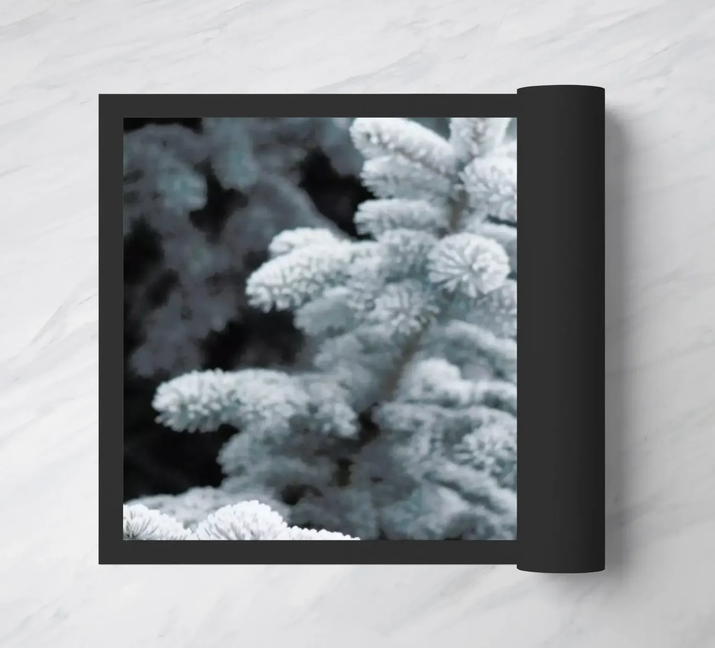 Winter Forest Fußmatte von Studio Nahili