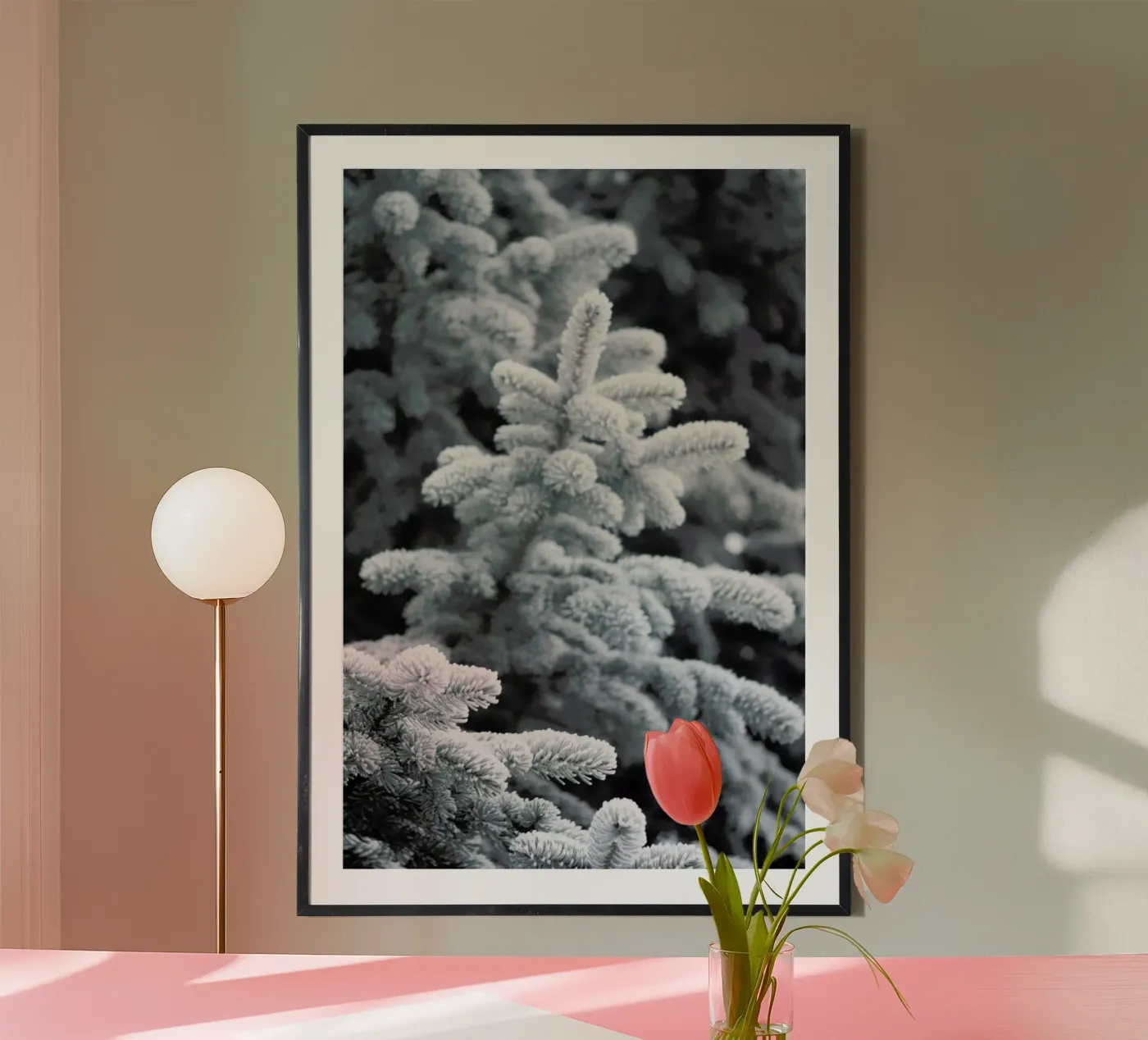 Winter Forest poster van Studio Nahili