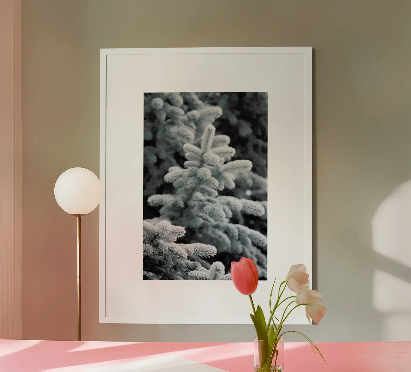 Winter Forest poster van Studio Nahili