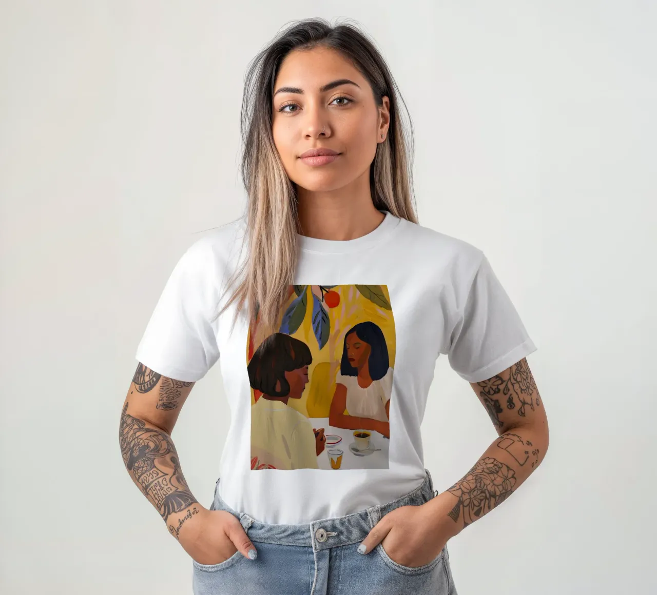 Amici che bevono caffè t-shirt da DaarbyN