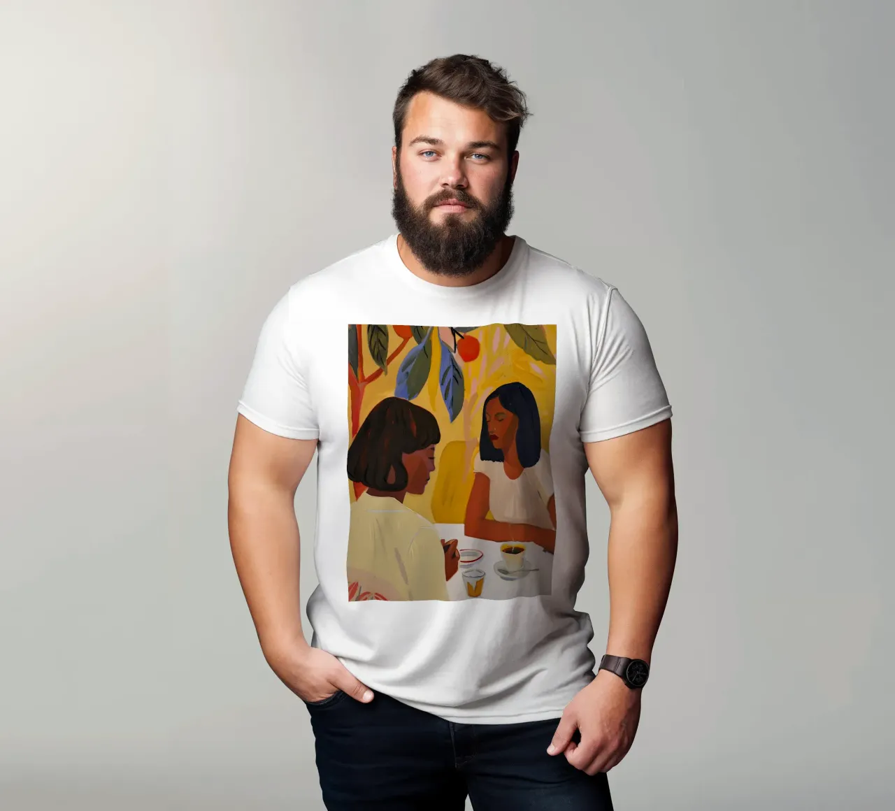 Amici che bevono caffè t-shirt da DaarbyN