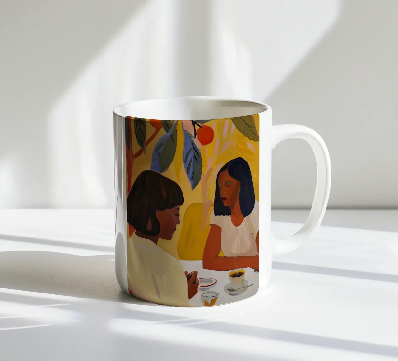 Amici che bevono caffè tazza in ceramica da DaarbyN