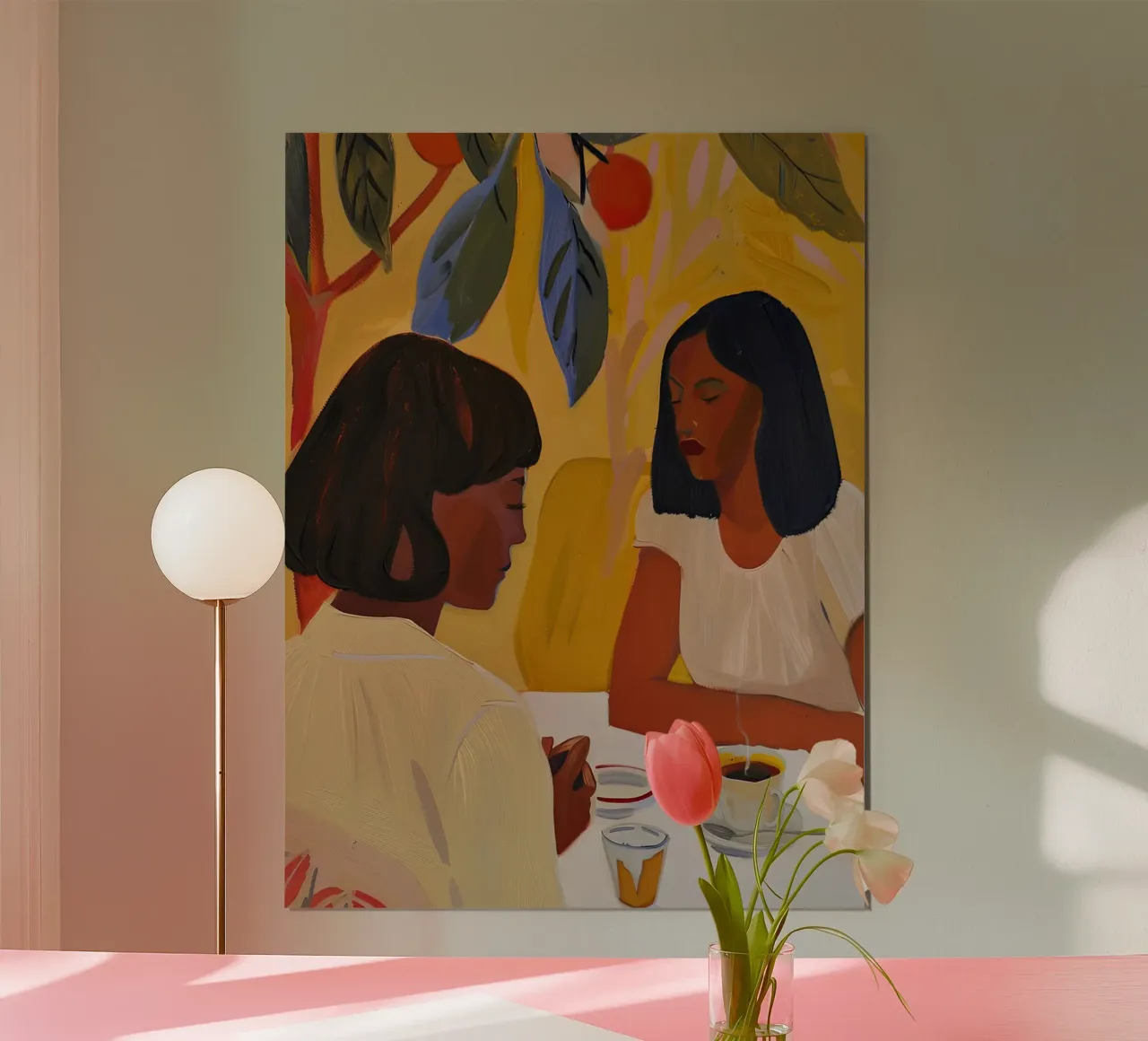 Amici che bevono caffè poster da DaarbyN