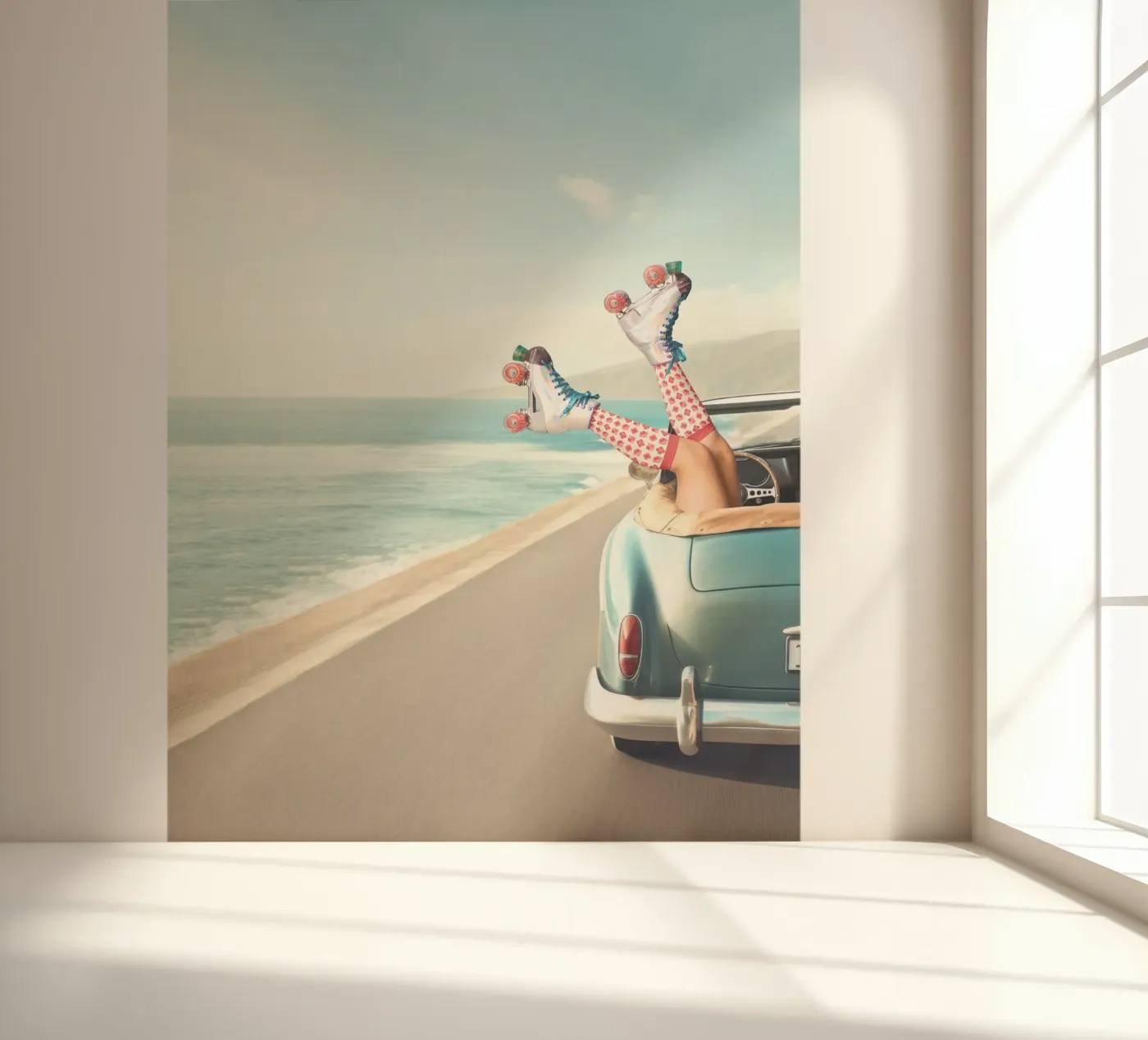 Let's Roll fotobehang van Dagmar Pels