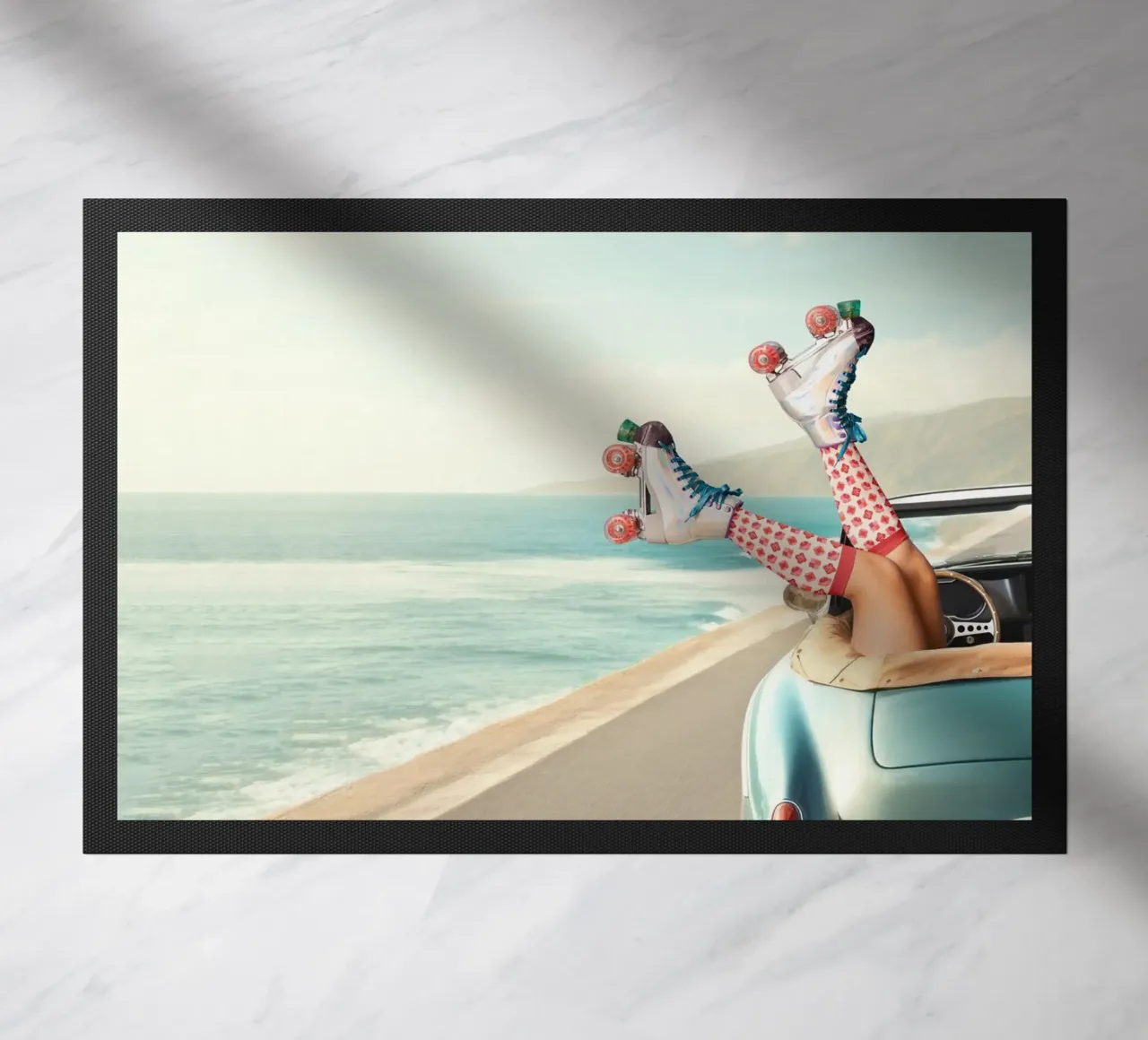 Let's Roll doormat by Dagmar Pels