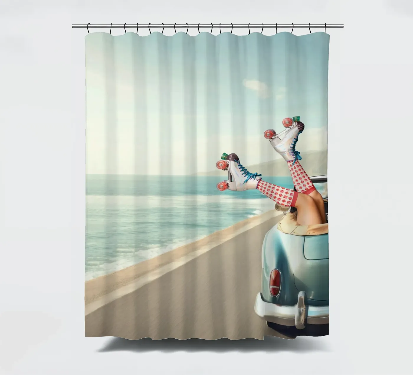 Let's Roll Duschvorhang von Dagmar Pels