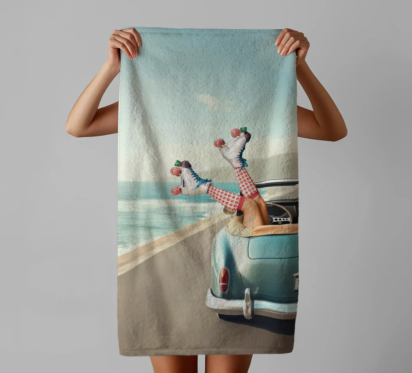 Let's Roll badhanddoek van Dagmar Pels