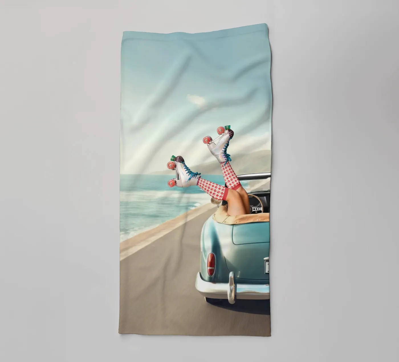 Let's Roll badhanddoek van Dagmar Pels